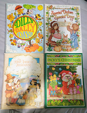 Set of 4 Vintage 70s 80s Spiral Coloring/Activity Books Current  Hallmark
