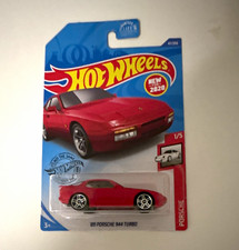 Hot Wheels '89 Porsche 944 Turbo Red 1:64 Diecast HW Porsche Unopened Box