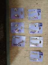 Bulk Lot Of 7 Claire's Jewelry Earrings MSRP 84 NWT