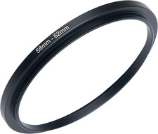 58Mm to 62Mm Camera Filter Step-Up Ring Adapter - Metal for All Brands UV ND CPL