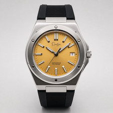 Élan Noir Obsidienne Day-Mark Automatic Watc...