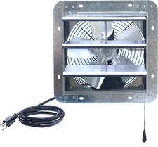 ILG8SF10V-T, 10 inch Shutter Exhaust Attic Garage Grow, Ventilation Fan with ...