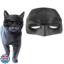 Superhero-Inspired Bat-Style Cat Mask   Adjustable Lightweight Halloween Cost