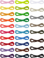 28 Pairs Colorful round Shoe Laces 4 Mm Wide Shoe Laces Strings Assorted Color f