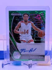 2021-22 Panini Prizm Draft Picks AUTO Green Pulsar Marcus Burk 20/25 SP