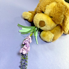 Toys R Us ANIMAL ALLEY Darby Dog Floppy Soft Brown Stuffed Animal Plush