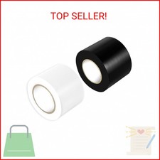 Maveek 2 Rolls Electrical Tape 2 Inch Waterproof Repair Insulation PVC Tape, for