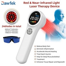 Portable LLLT Pain Relief Device Red Light Cold Laser Physiotherapy Machine