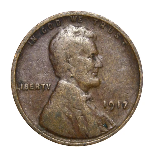 1917 Lincoln Wheat Penny Cent - G/VG Good or Better Very Nice