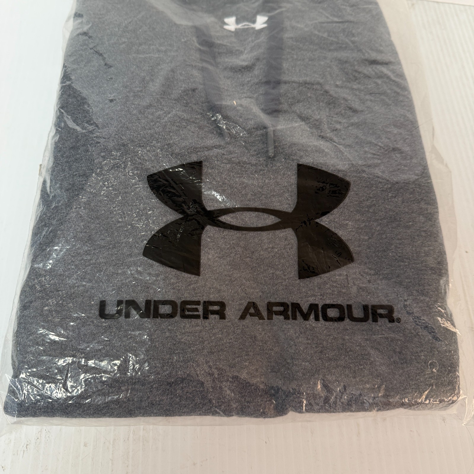 Under Armour Womens Cold Gear Fleece Hoodie Carbon Heather White 1300261 Sm New thumbnail 5