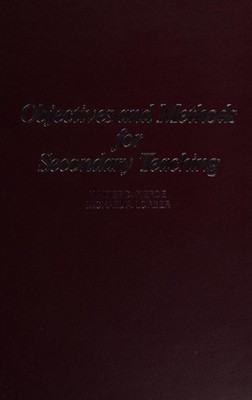 Objectives and Methods for Secondary Teaching Hardcover