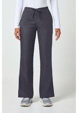 Cherokee Workwear Natural Rise Flare Leg Drawstring Pant Tall 4101T PWTW Pewter