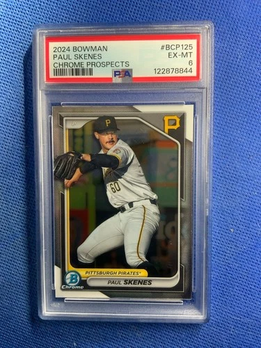 2024 Bowman - Chrome Prospects Paul Skenes #BCP-125 (RC) PSA 6
