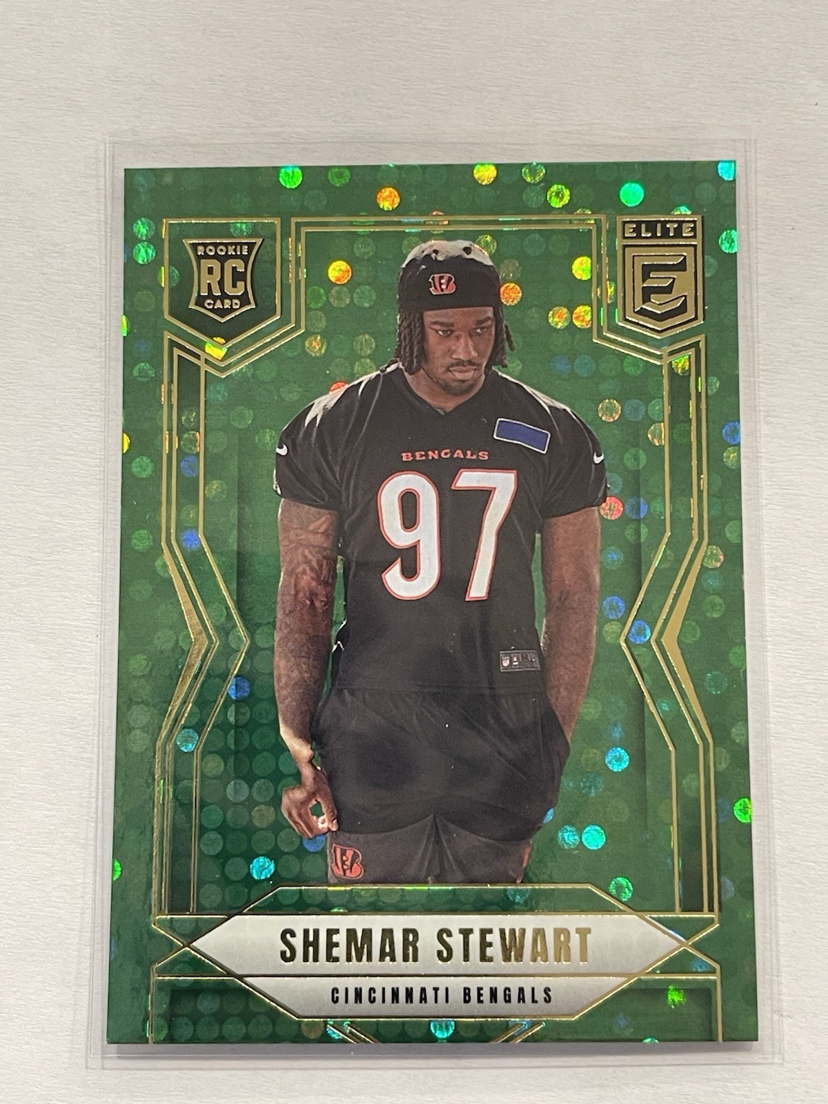 2025 Panini Donruss Elite - Rookies Shemar Stewart #140 Green Disco (RC)