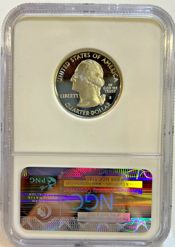 2008-S Silver New Mexico Washington Quarter PF70 UC by NGC, Beautiful White Coin - Image 4 of 4