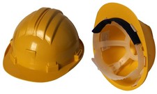 ELMETTO CASCO PROTETTIVO SICUREZZA LAVORO CANTIERE GIALLO UNI EN 397 (17571)