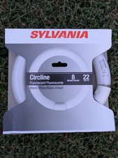 Lot of 7 Sylvania Circline FC8T9 8  22W Warm White Fluorescent Lamp Bulbs   NOS