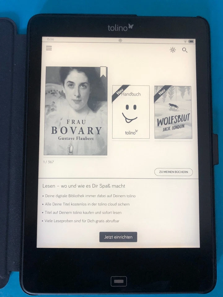 Tolino EPOS - 8GB - 7.8" Display - WiFi - SCHWARZ ---TOP --- - Bild 2 von 4