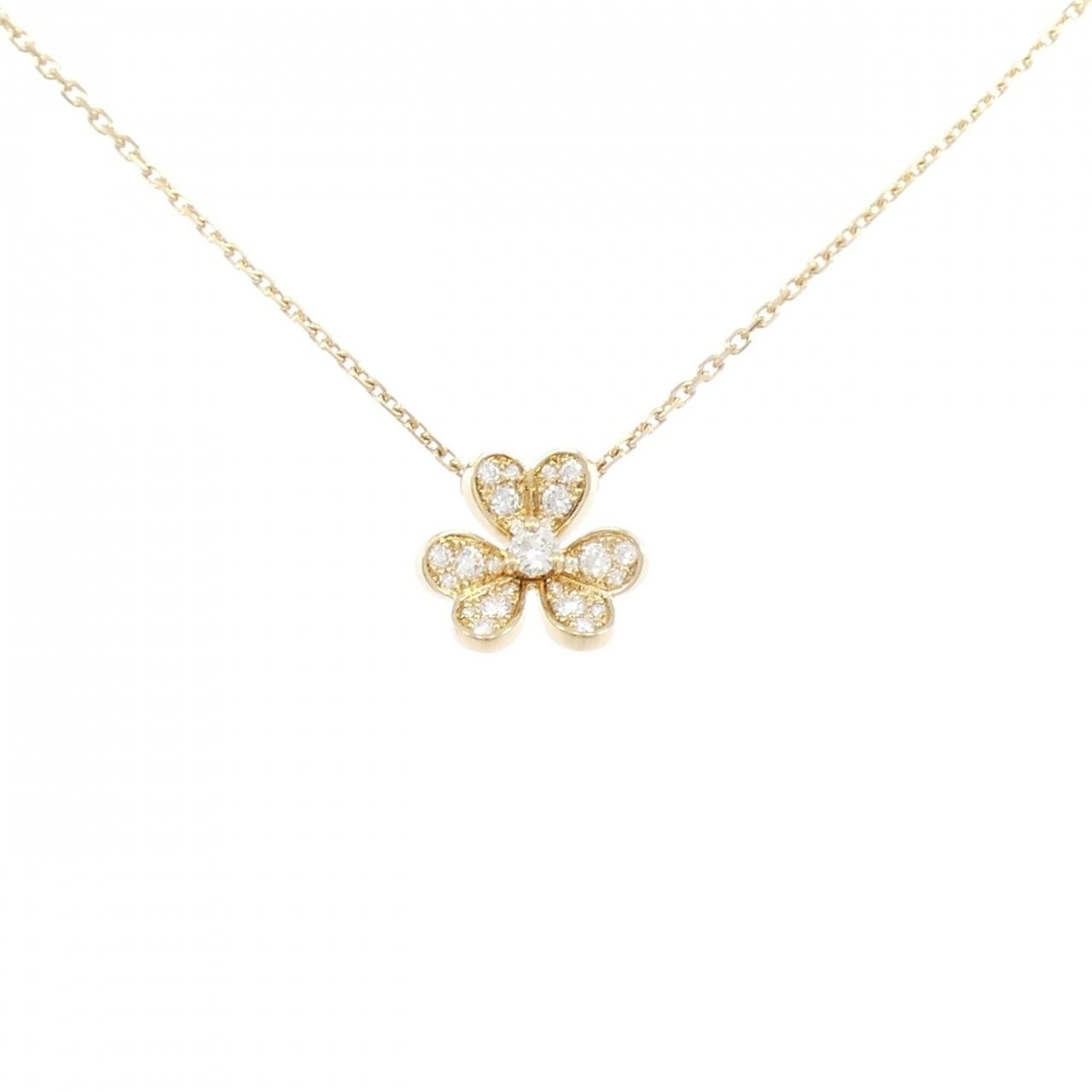 Authentic Van Cleef & Arpels Frivole Mini Necklace #230-000-380-0934