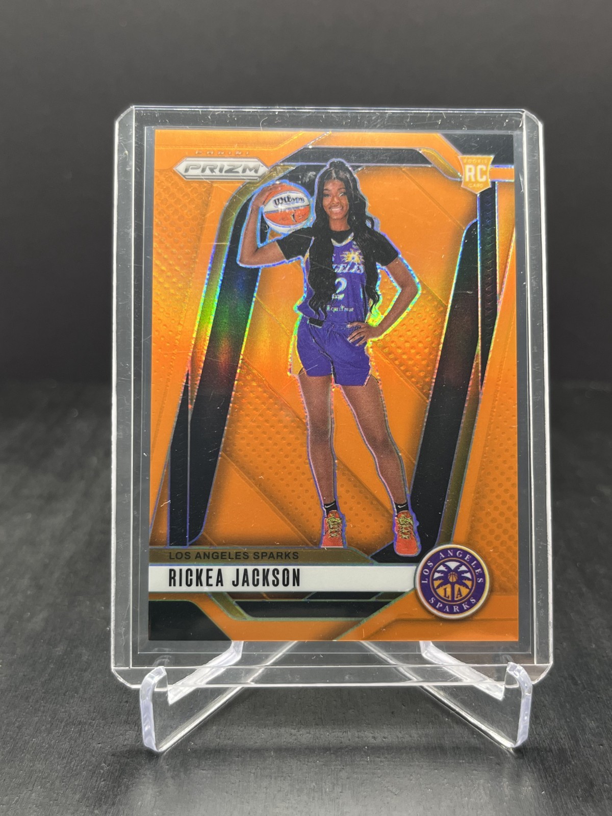 2024 Panini Prizm WNBA Basketball Rickea Jackson RC Rookie Orange 88/99 #144