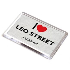 FRIDGE MAGNET - I Love Leo Street, Peckham