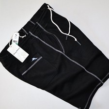 Tommy Bahama Shorts Tobago Black Solid ST889924 New Elastic Waist Large L