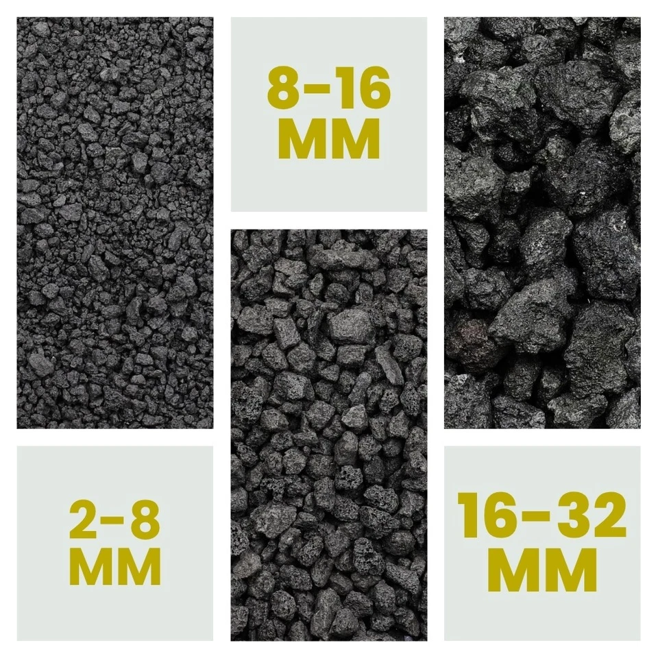 Lavastein Lava Kies Granulat Mulch Grill Garten Pflanze Anthrazit 2-8 8-16 16-32 - Bild 3 von 4