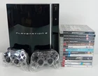 Playstation 3 Console with Games Bundle 74GB (CECHK03) Sony GTA COD Fallout  #W5
