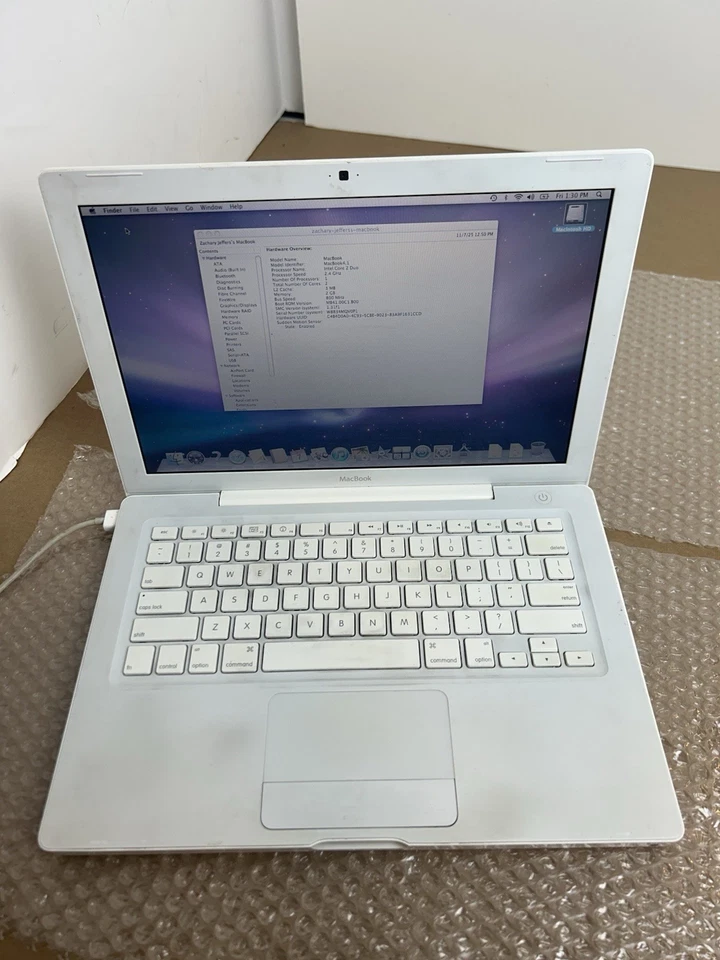 MacBook 15" A1181 2.4GHz Core2Duo 2GB RAM 120GB macOS X LOTOS1181 - Image 2 of 4