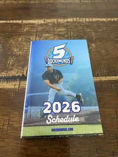 Lake County Dockhounds 2026 American Association Pocket Schedule