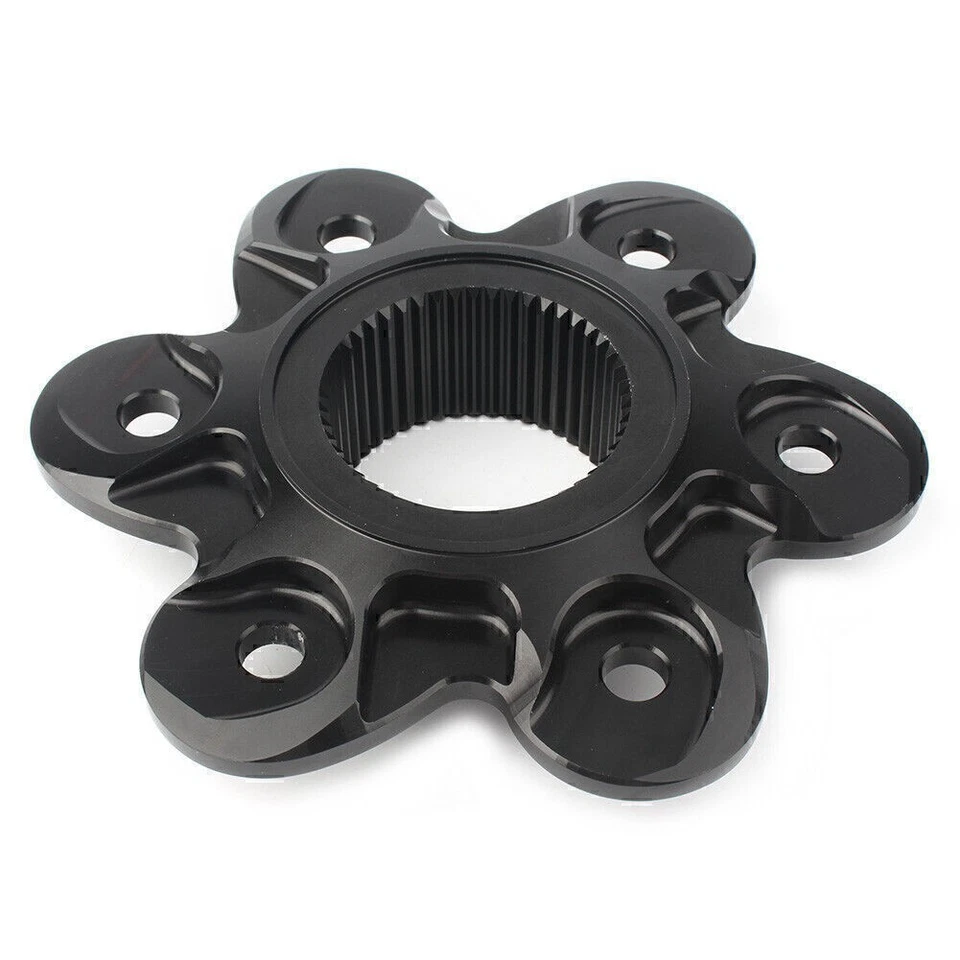 Cubierta de brida de accionamiento de piñón trasero de aluminio para motor Ducati 1098 1198 1199 Foto 4 de 4