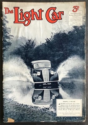The LIGHT CAR MAGAZINE 3 FEB 1939 #1365 MORRIS TWELVE TESTED
