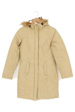 WOOLRICH Wintermantel Damen 32/XXS Beige Klassisch Elegant Kapuze