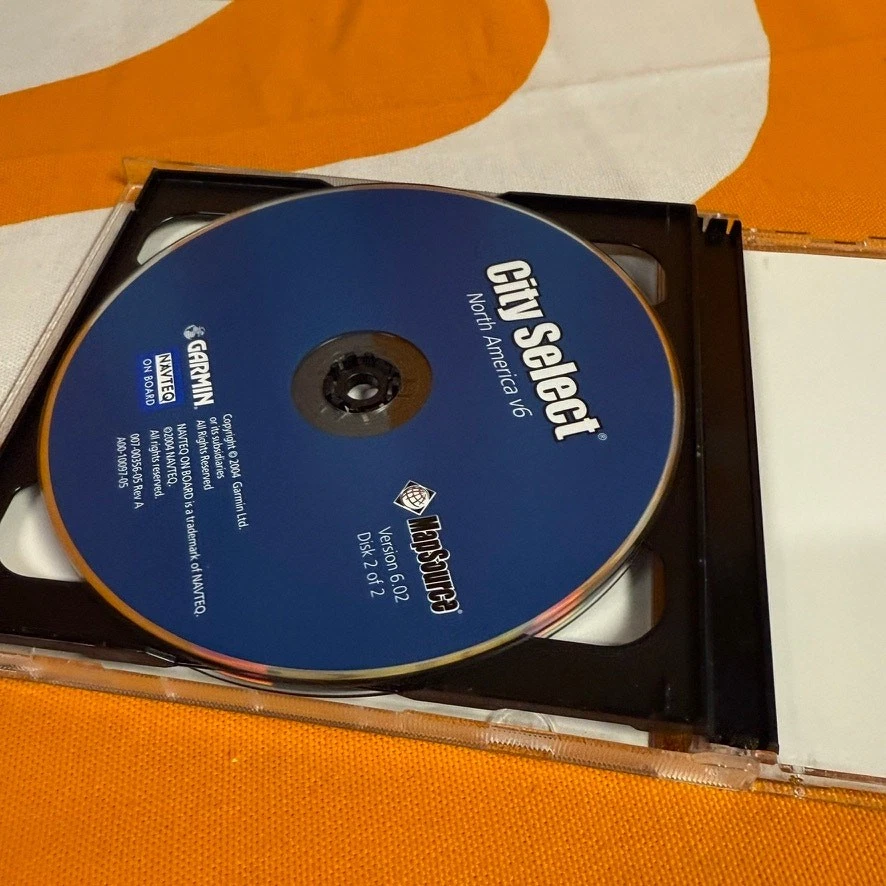 Garmin MapSource City Select North America v6 GPS Update Software CD-ROM - Image 4 of 4