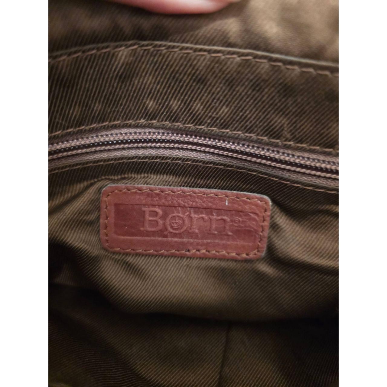 Born Brown Adjustable Shoulder Strap Handles Leat… - image 3