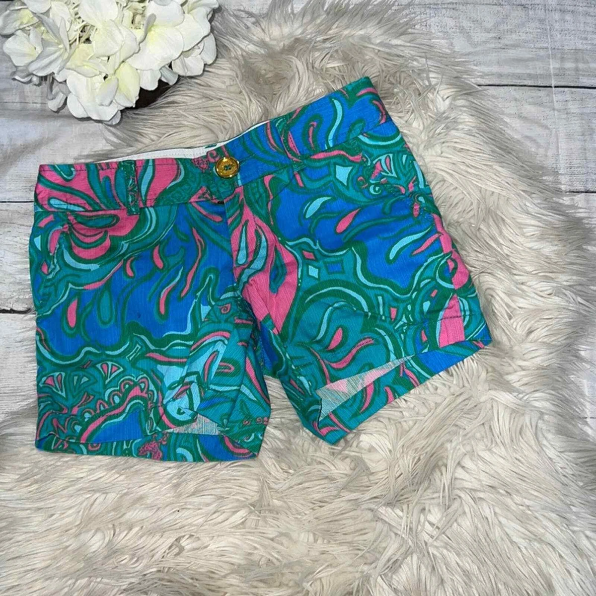 Lilly pulitzer hotsell myrtle green shorts