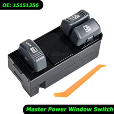 Front Left Side Power Window Switch For Chevrolet GMC Pickup Truck 2-Dr 15151356