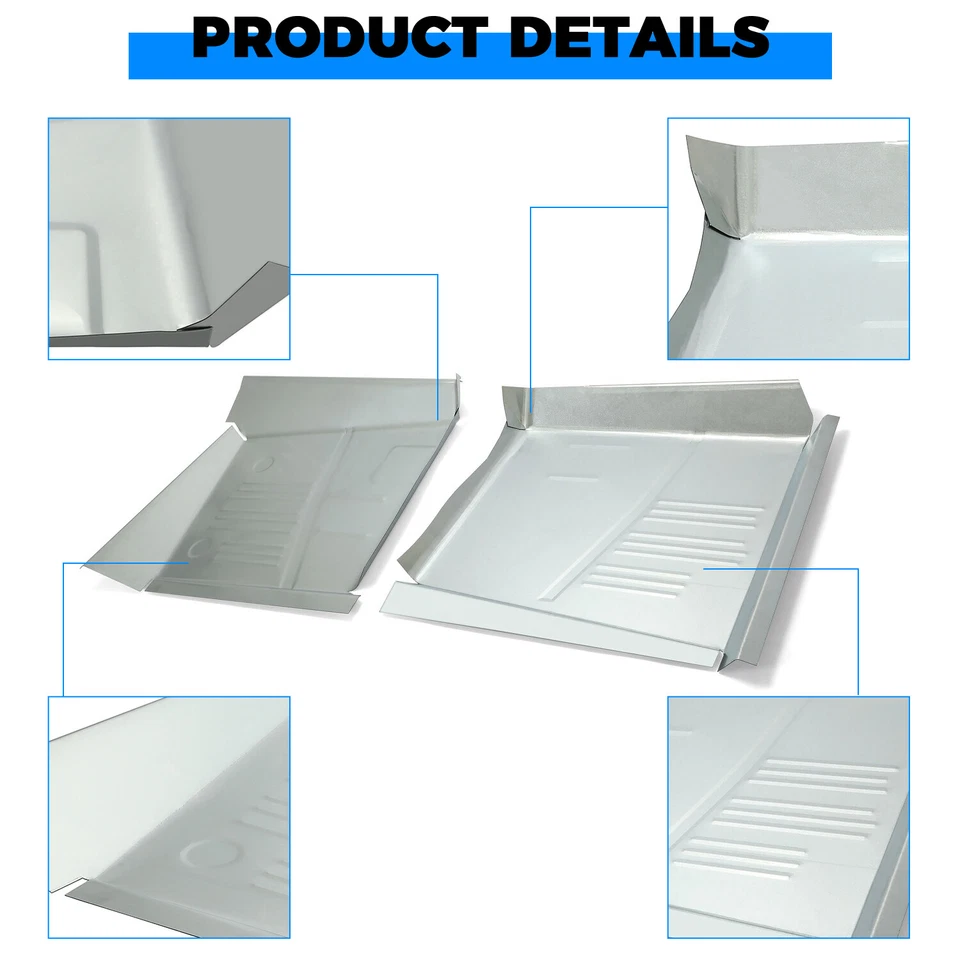 For 61-64 Chevrolet Impala Bel Air Front Floor Pan Driver & Passenger Side New - Изображение 3 из 4