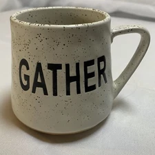 Boston Warehouse Gather Mug Speckled Stoneware 18 Oz Rustic Farmhouse
