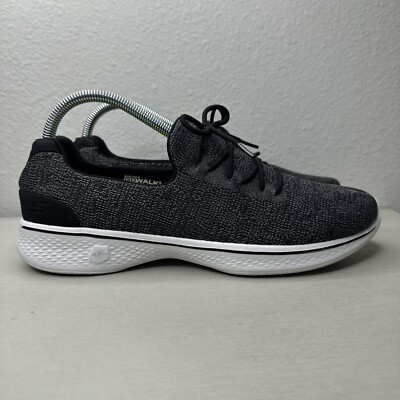 Skechers Go Walk Goga Max Womens Shoes Sneakers Black White 14920 Size 10 