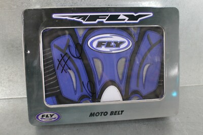 NICE Fly Racing Moto Belt Kidney Belt Black & Blue Size Small