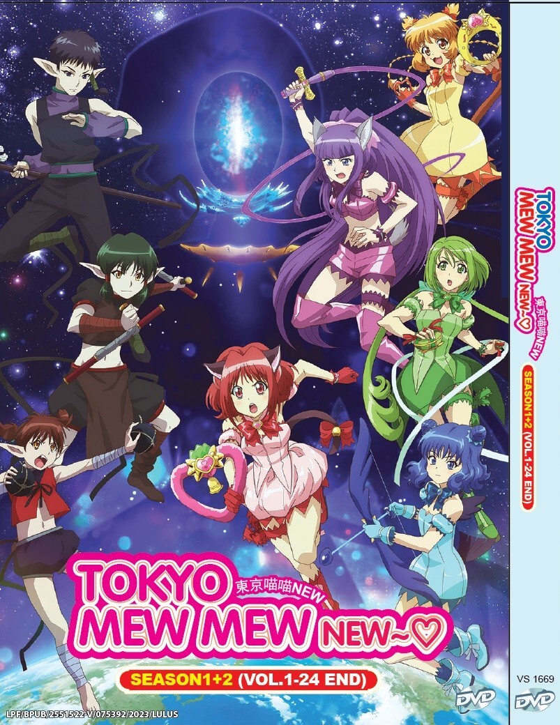 DVD Anime Tokyo Mew Mew New Season 1+2 Vol.1-24 End English