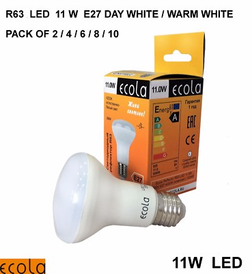 11W LED R63 E27 ECOLA Reflektor Glühbirne Lampe 2/4/6/8/10 TAGE/WARMWEISS 