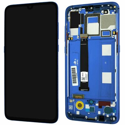 Xiaomi Mi 9 | Komplettes OLED Display | Blau | Bildschirm Einheit mit Rahmen