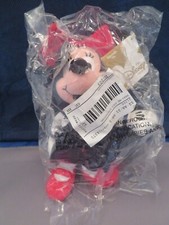NIP Disney Bean Bag Plush Minnie Mouse JULY Birthstone RUBY Beanie