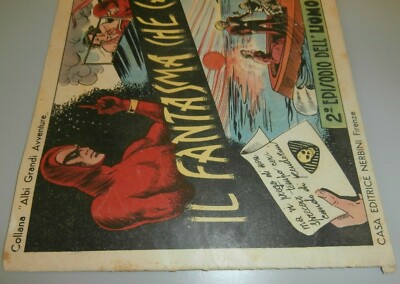 Rarissimo Fumetto Il fantasma che cammina 1945 Uomo Mascherato N