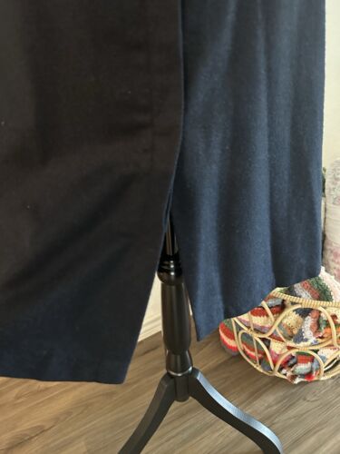 Vintage Midi Skirt Wool Navy A Line Women’s Size 13 - Picture 3 of 12