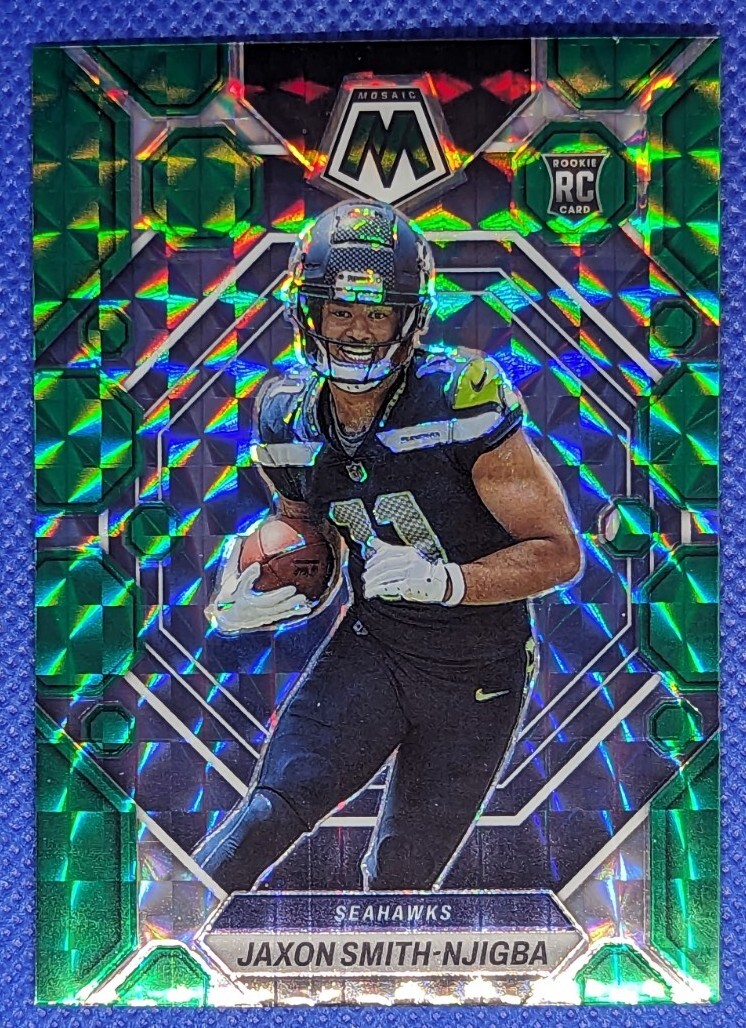 2023 Panini Mosaic JAXON SMITH-NJIGBA RC #331 Green Seattle Seahawks