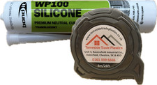 WP100 Silicone Bond it  Sealant Rapid Cure External Door Windows Coloured 300ml