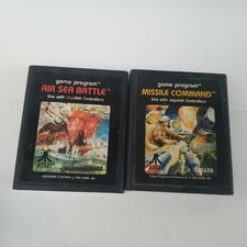 Jeu Atari 2600 Air Sea Battle - Version PAL Complète Avec Boîte Et Notice